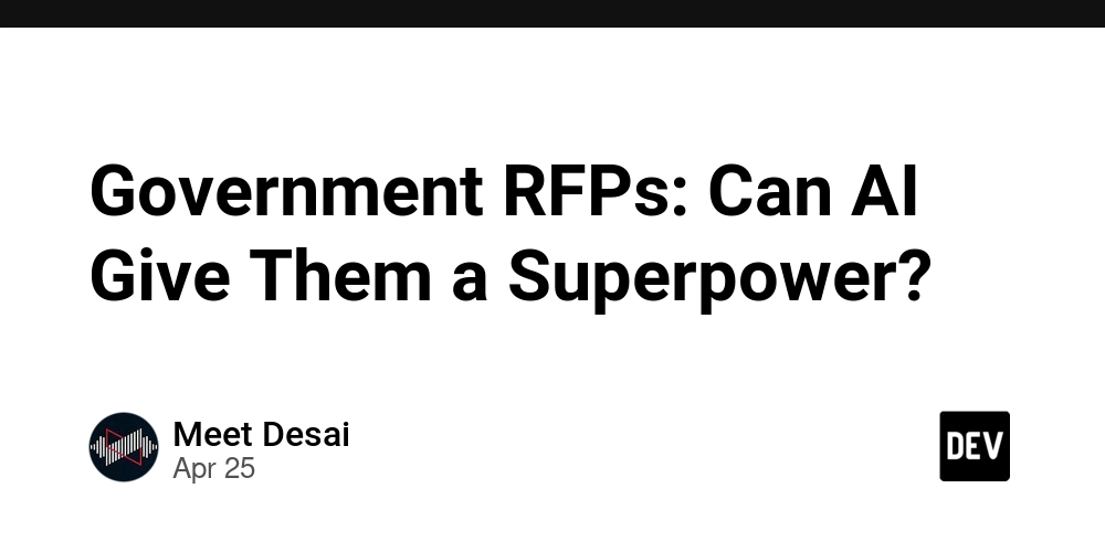 Government RFPs: Can AI Give Them a Superpower?
