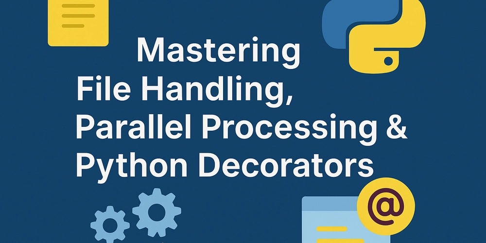 # Mastering File Handling, Parallel Processing & Python Decorators