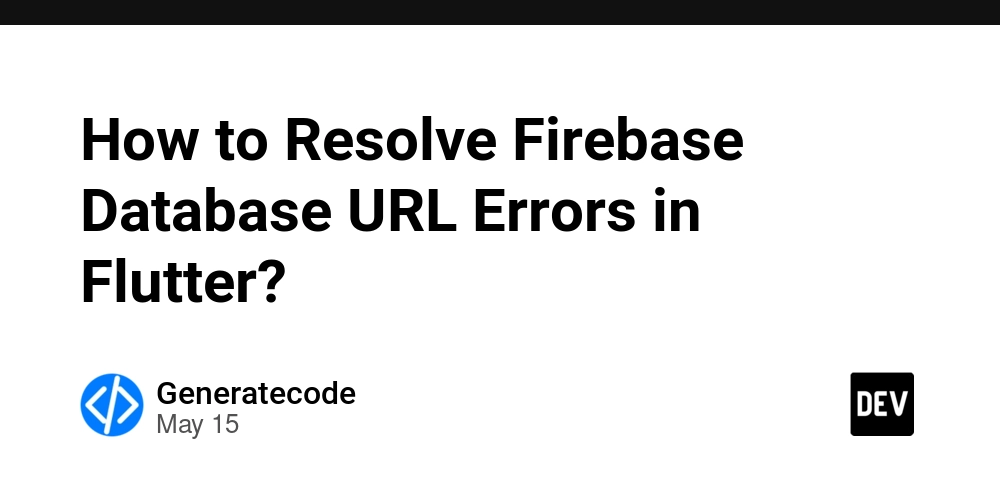 How to Resolve Firebase Database URL Errors in Flutter?