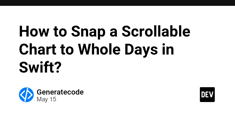 How to Snap a Scrollable Chart to Whole Days in Swift?