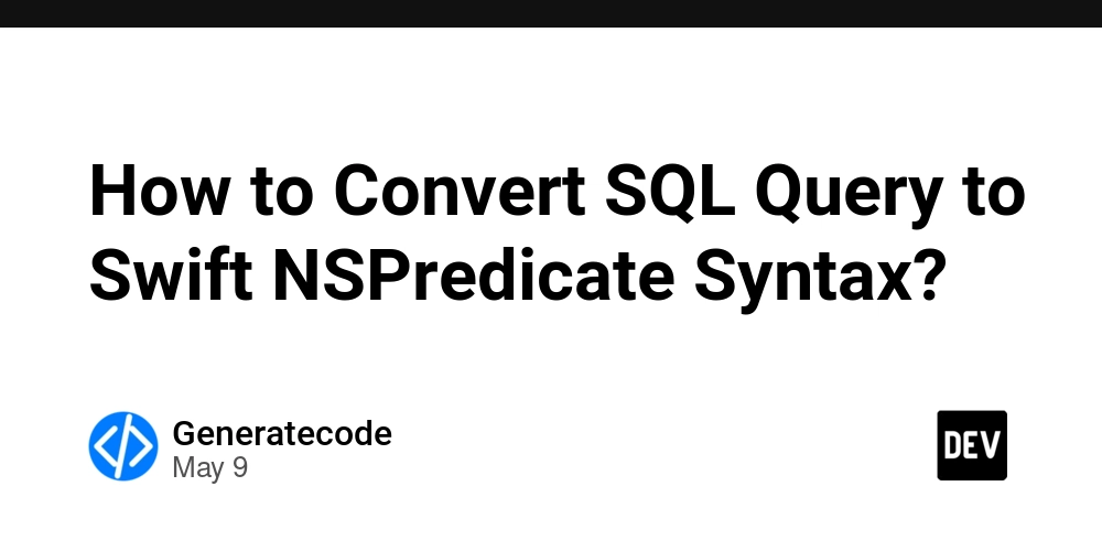 How to Convert SQL Query to Swift NSPredicate Syntax?