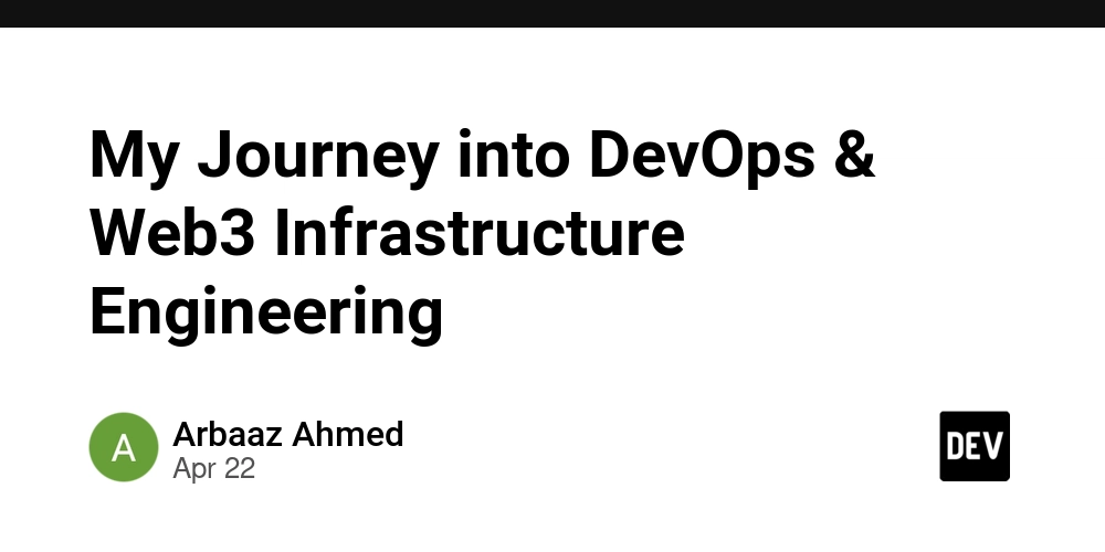 My Journey into DevOps & Web3 Infrastructure Engineering