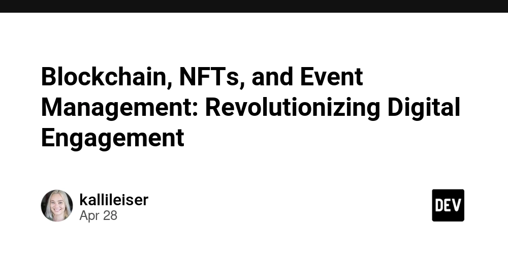 Blockchain, NFTs, and Event Management: Revolutionizing Digital Engagement