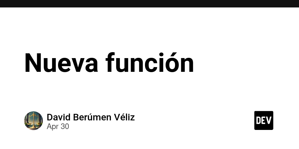 Nueva función