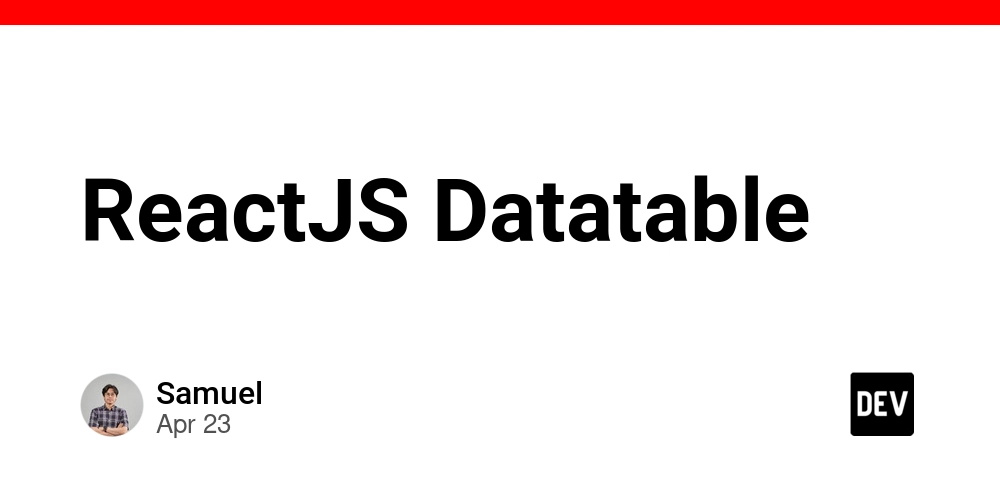 ReactJS Datatable