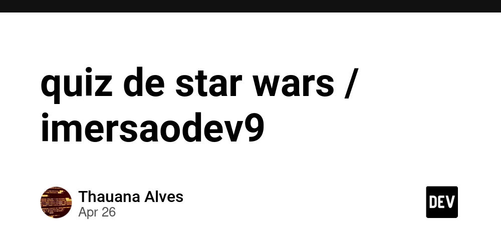 quiz de star wars / imersaodev9