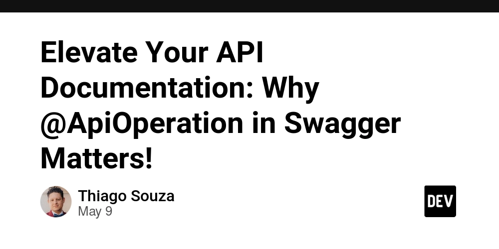 Elevate Your API Documentation: Why @ApiOperation in Swagger Matters!