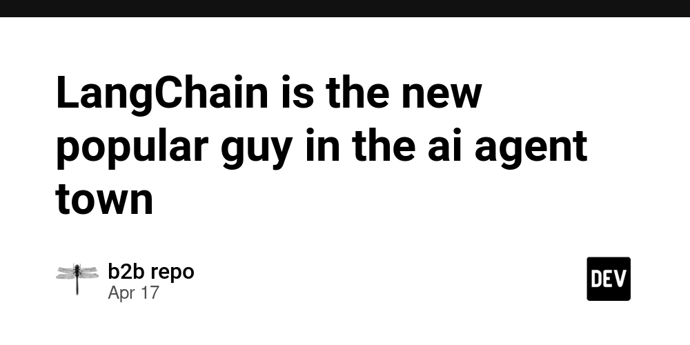 LangChain is the new popular guy in the ai agent town