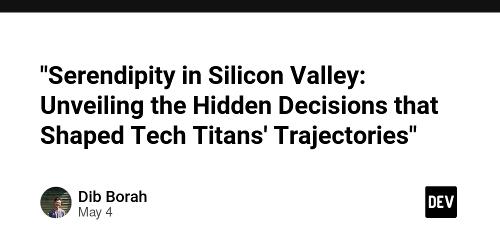 "Serendipity in Silicon Valley: Unveiling the Hidden Decisions that Shaped Tech Titans' Trajectories"