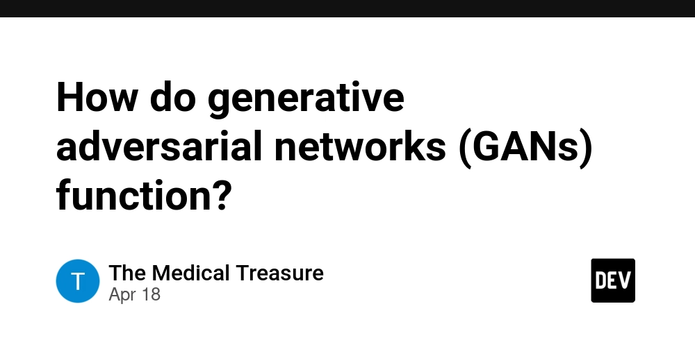 How do generative adversarial networks (GANs) function?