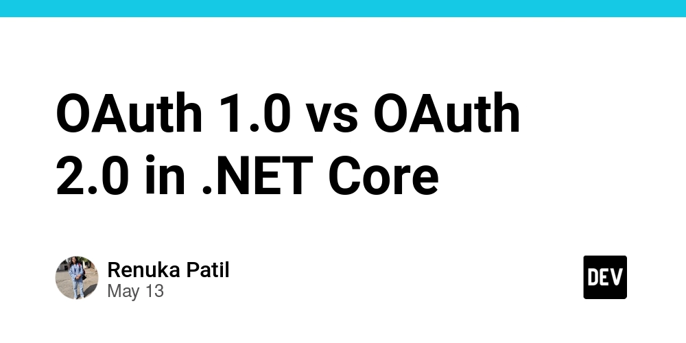 OAuth 1.0 vs OAuth 2.0 in .NET Core