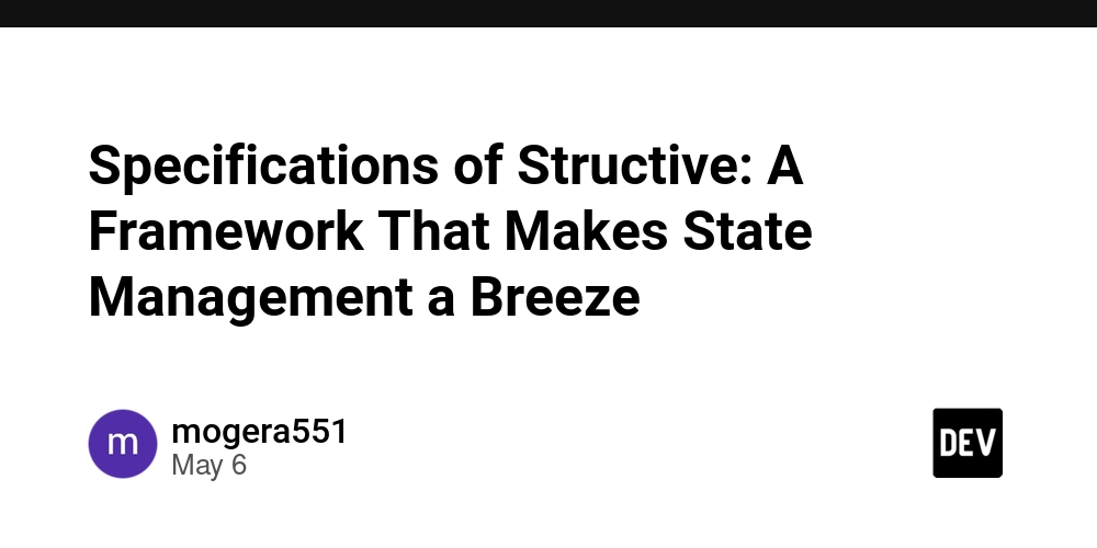 Specifications of Structive: A Framework That Makes State Management a Breeze