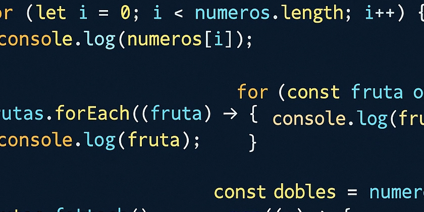 Recorriendo arrays en JavaScript: de lo clásico a lo moderno