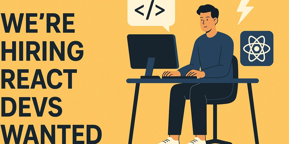 I'm talking about a job for React Devs: 18+ Features, Modern Stack, Remote.