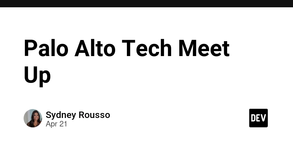 Palo Alto Tech Meet Up