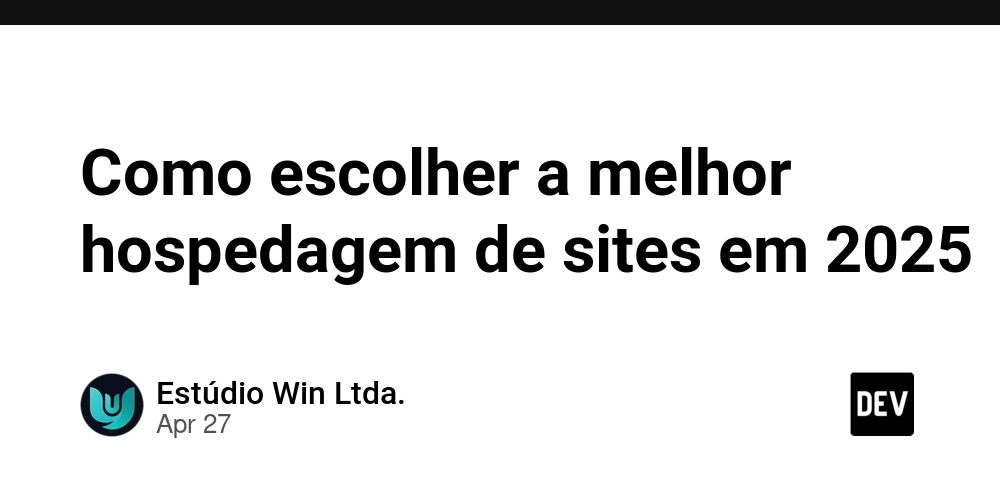 Como escolher a melhor hospedagem de sites em 2025