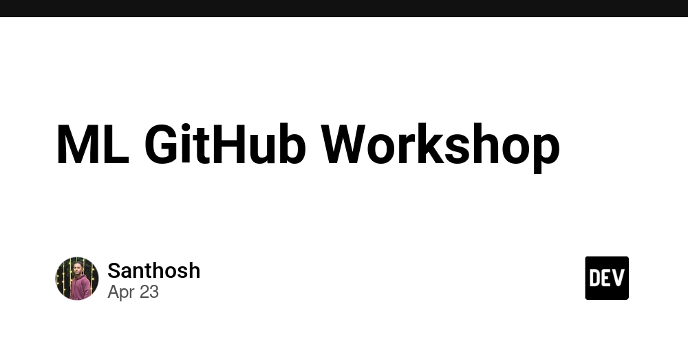 ML GitHub Workshop