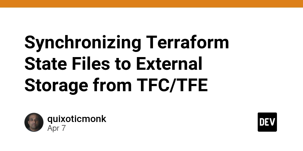 Synchronizing Terraform State Files to External Storage from TFC/TFE