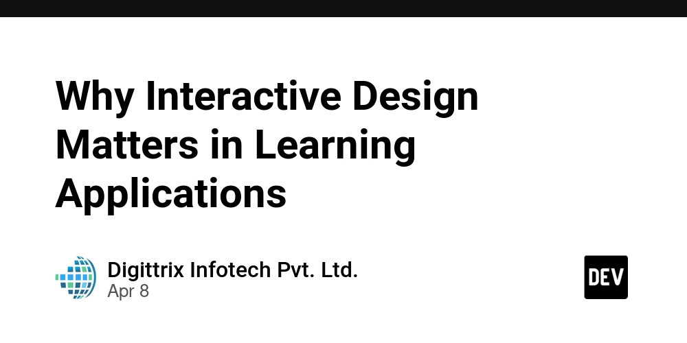 Why Interactive Design Matters in Learning Applications