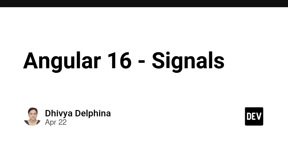 Angular 16 - Signals