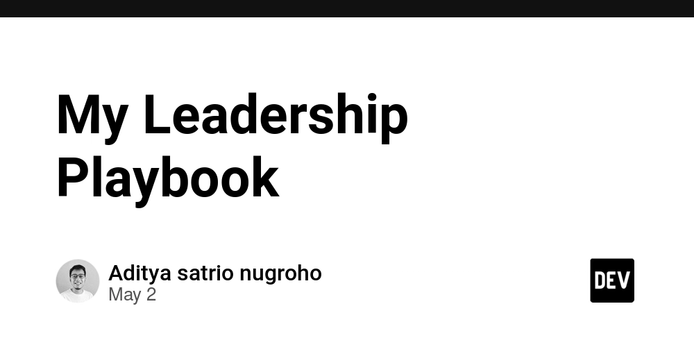 My Leadership Playbook