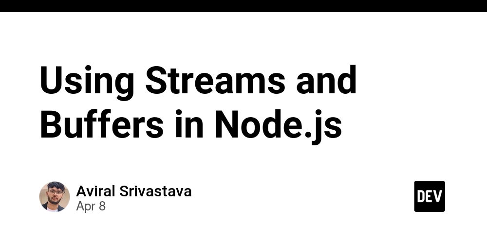 Using Streams and Buffers in Node.js