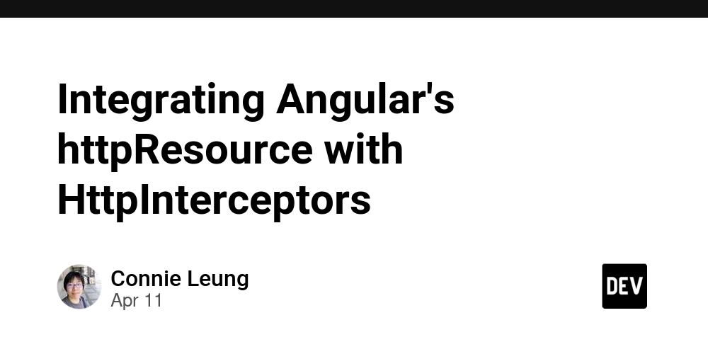 Integrating Angular's httpResource with HttpInterceptors