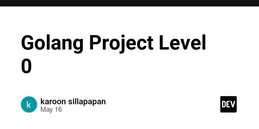 Golang Project Level 0