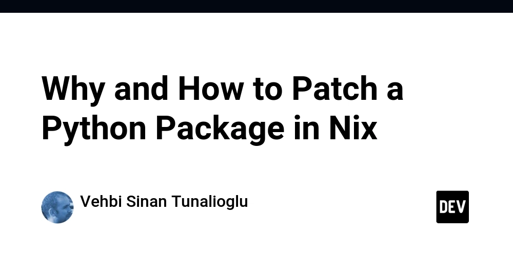 Why and How to Patch a Python Package in Nix
