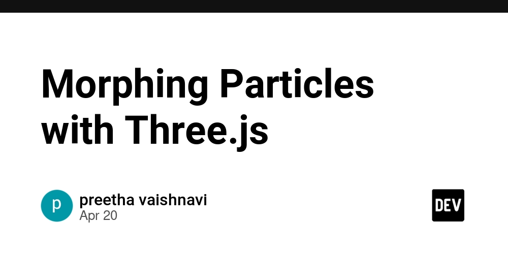 Morphing Particles with Three.js