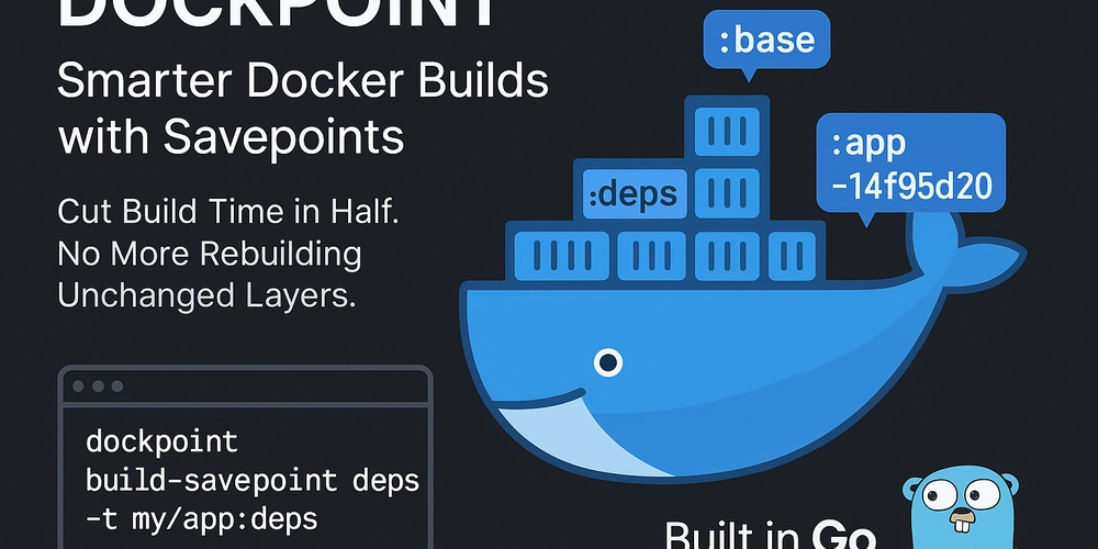 How I Cut Docker Build Time in Half Using Savepoints — And Built a CLI Tool in Go
