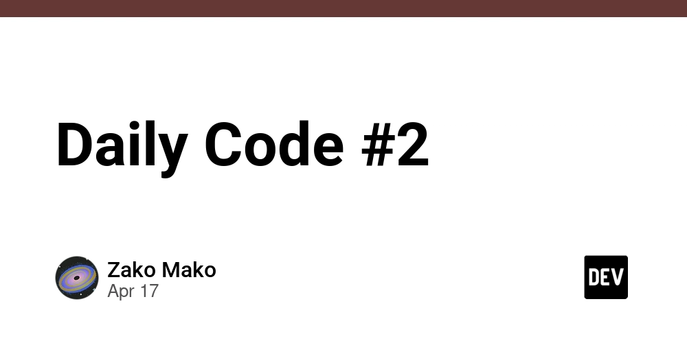 Daily Code #2