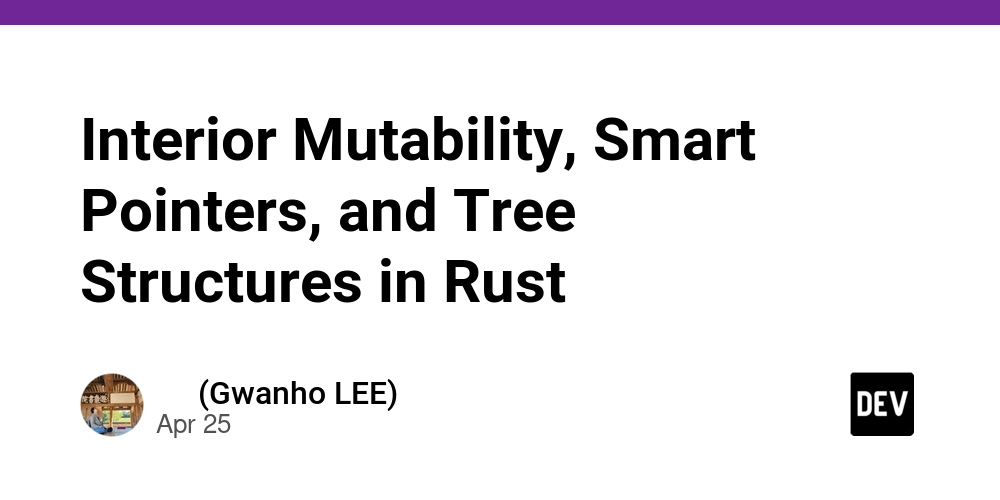 Interior Mutability, Smart Pointers, and Tree Structures in Rust