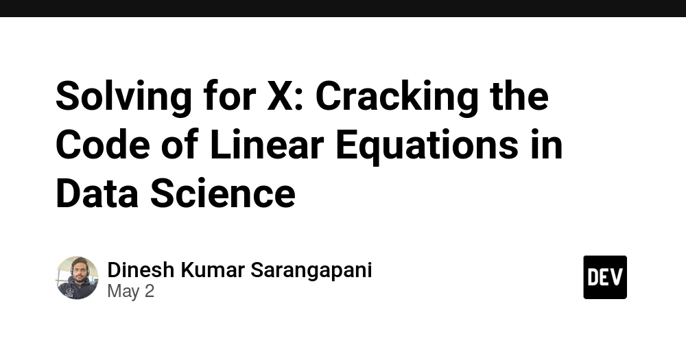 Solving for X: Cracking the Code of Linear Equations in Data Science