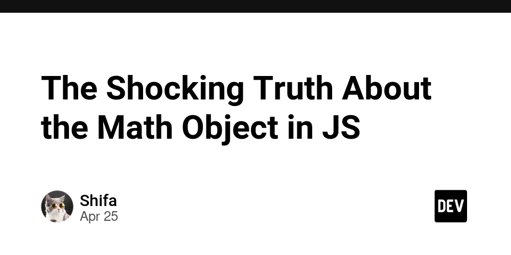 The Shocking Truth About the Math Object in JS