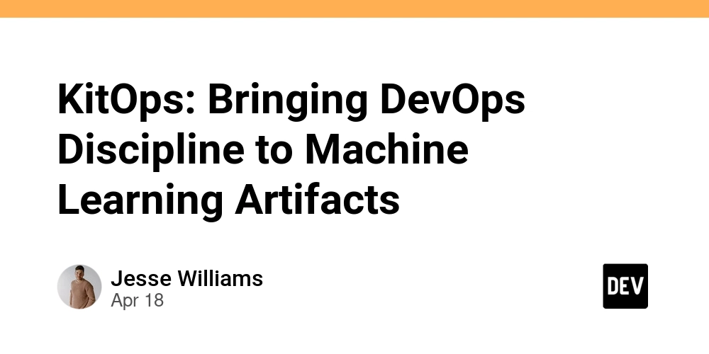 KitOps: Bringing DevOps Discipline to Machine Learning Artifacts