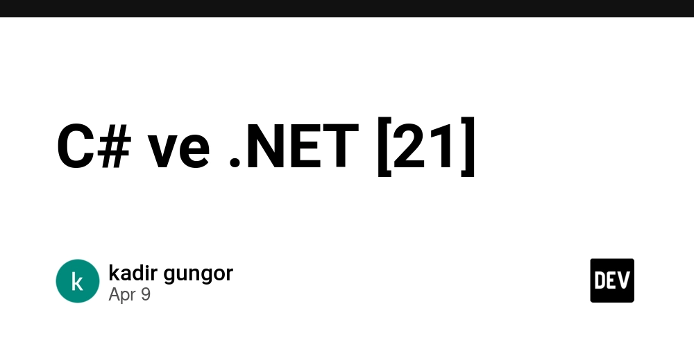 C# ve .NET [21]