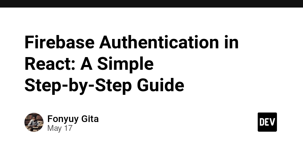 Firebase Authentication in React: A Simple Step-by-Step Guide