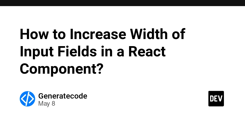 How to Increase Width of Input Fields in a React Component?