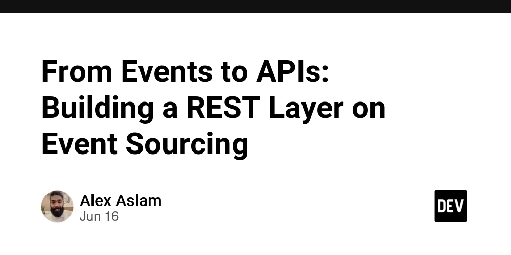 From Events to APIs: Building a REST Layer on Event Sourcing