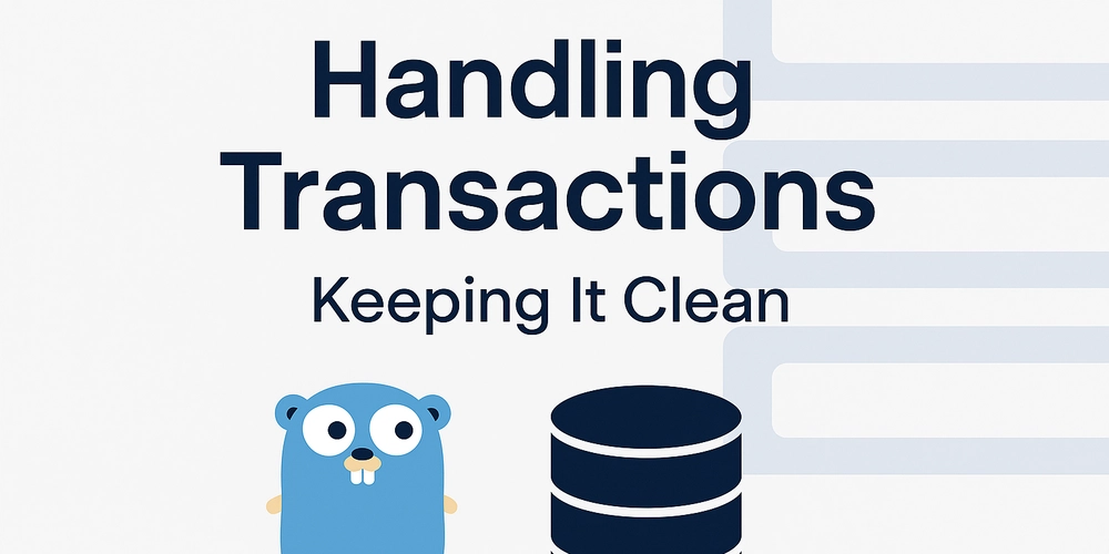 Handling Transactions in Go the Clean Way — Practical Tips Inside!