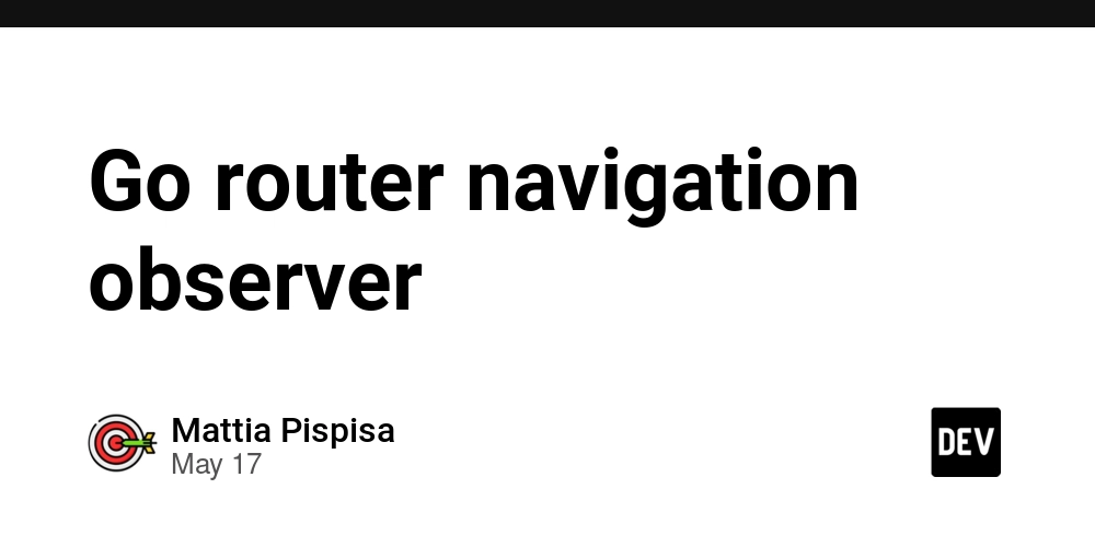 Go router navigation observer