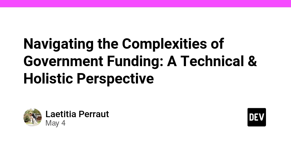 Navigating the Complexities of Government Funding: A Technical & Holistic Perspective