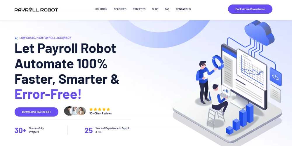 Payroll Robot AI Automation, Integration, and Transformation