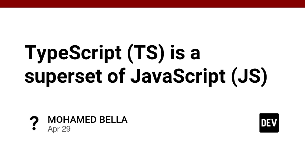 TypeScript (TS) is a superset of JavaScript (JS)