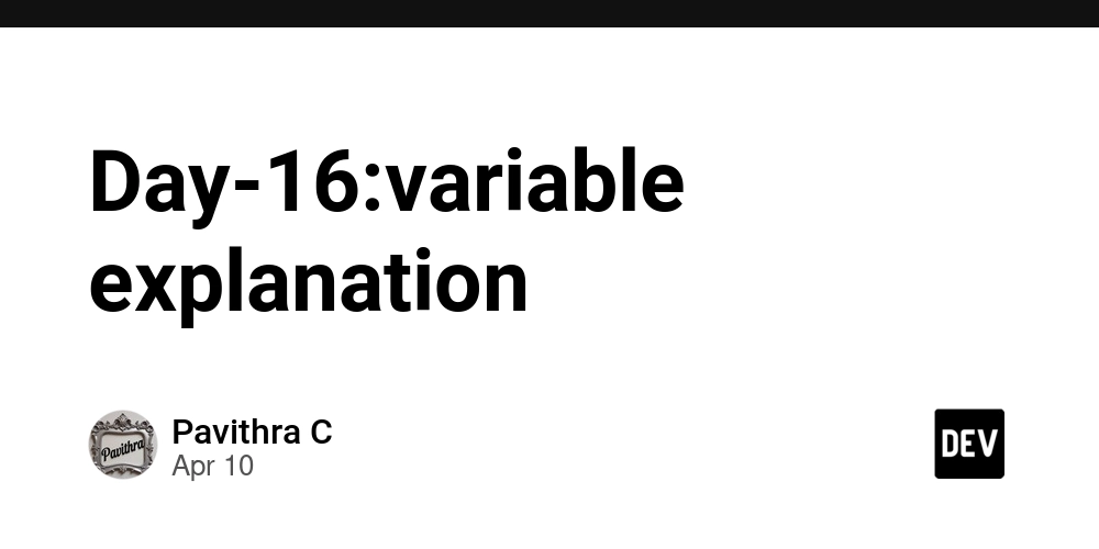 Day-16:variable explanation