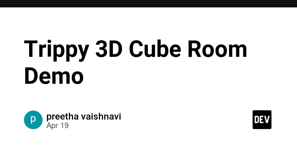 Trippy 3D Cube Room Demo