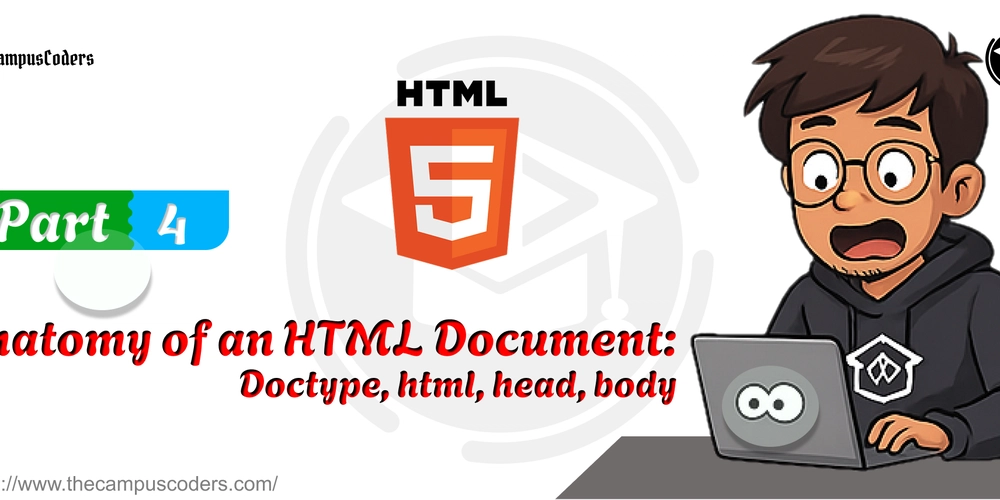 Anatomy of an HTML Document: Doctype, html, head, body
