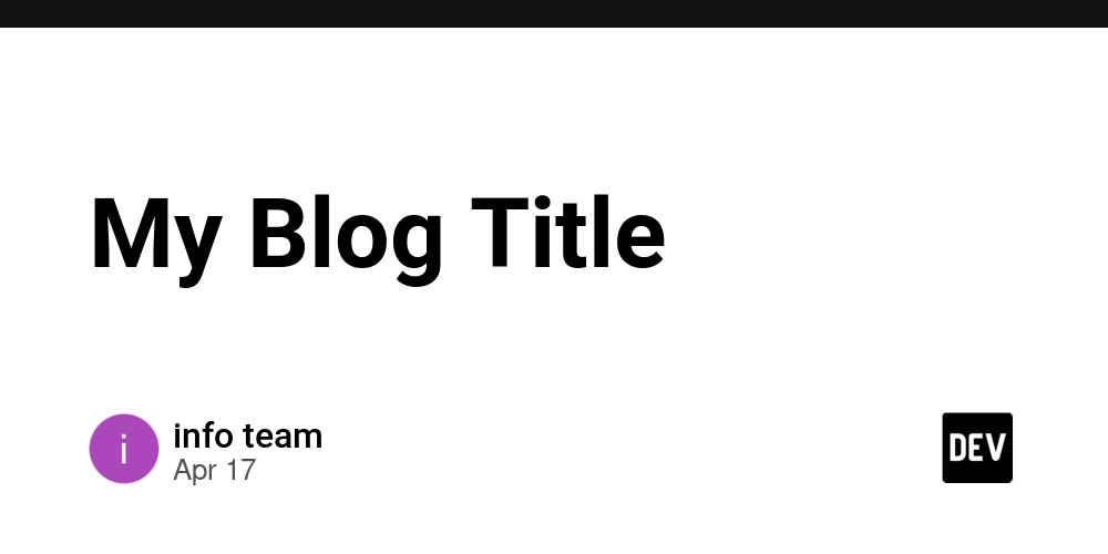 My Blog Title
