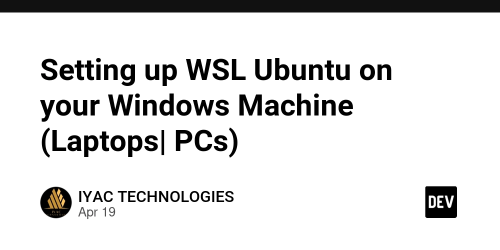 Setting up WSL Ubuntu on your Windows Machine (Laptops| PCs)